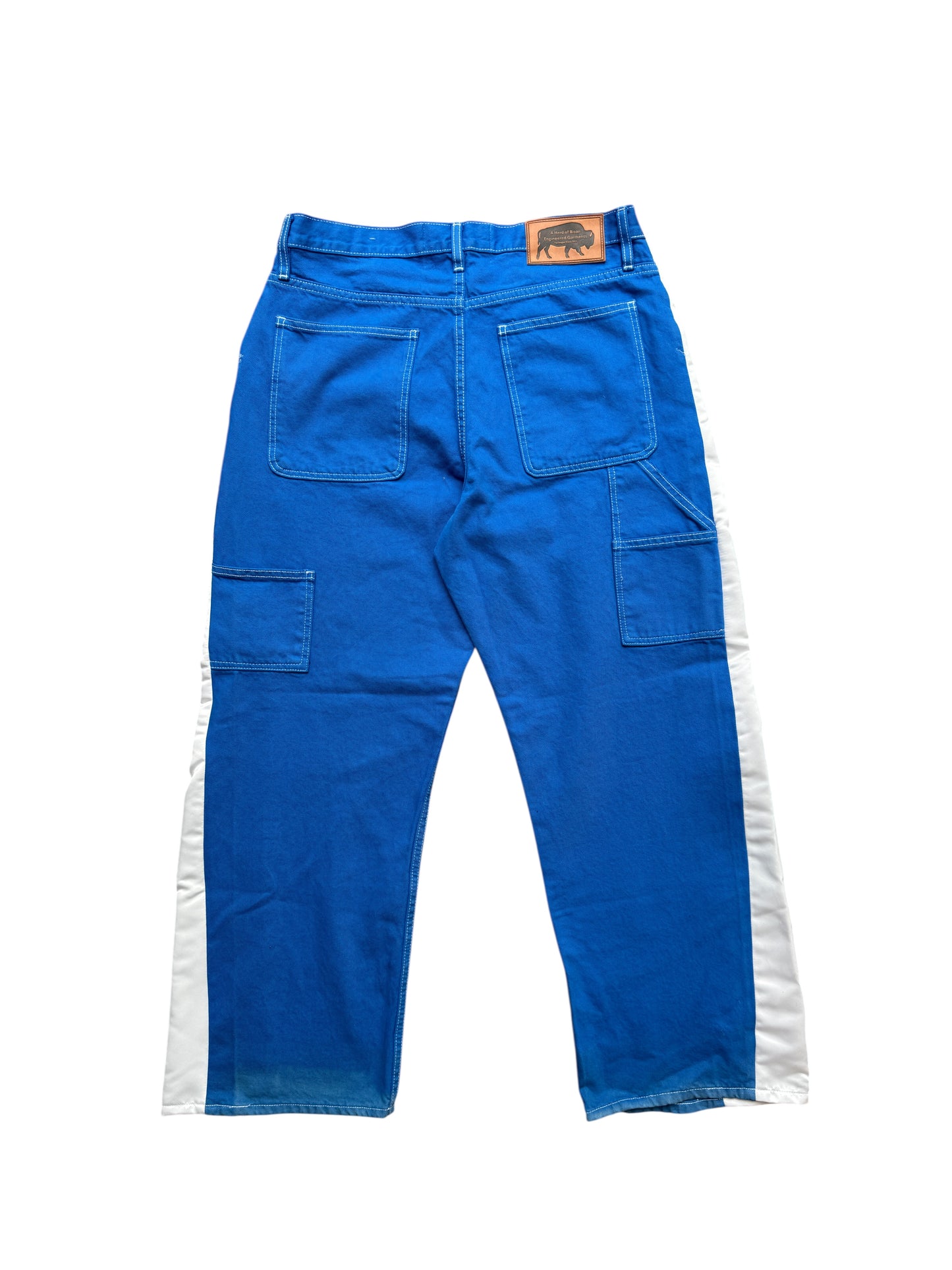 BISON Ocean Blue Denim Pants