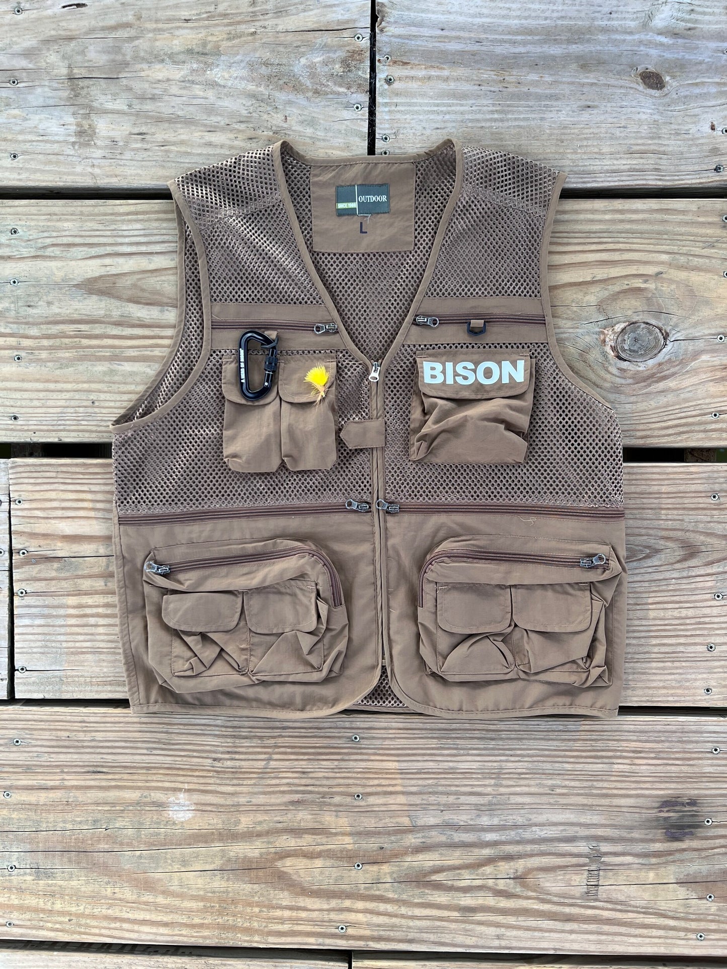 BISON Fly Fishing Crew Vest