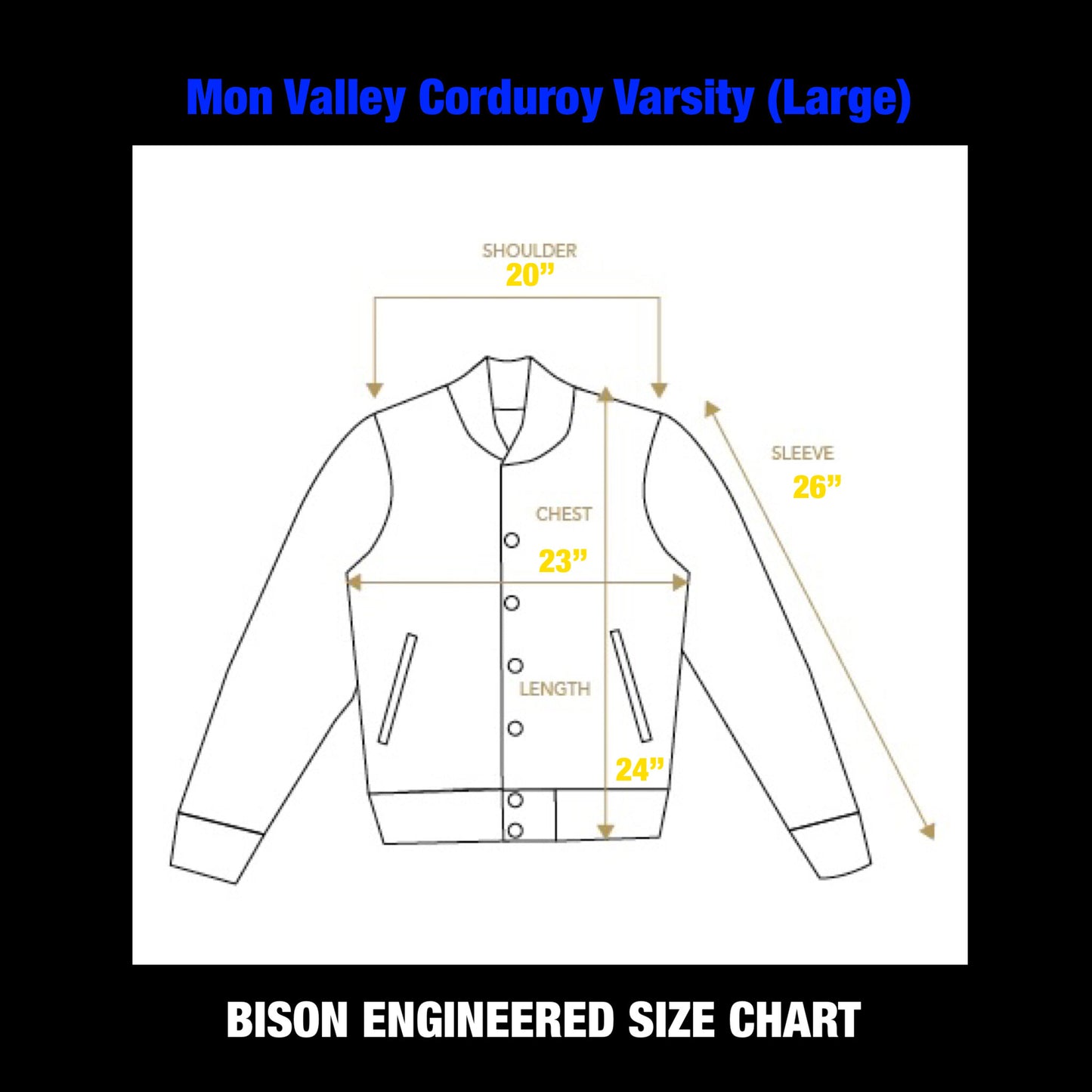 Mon Valley Corduroy Varsity Jacket