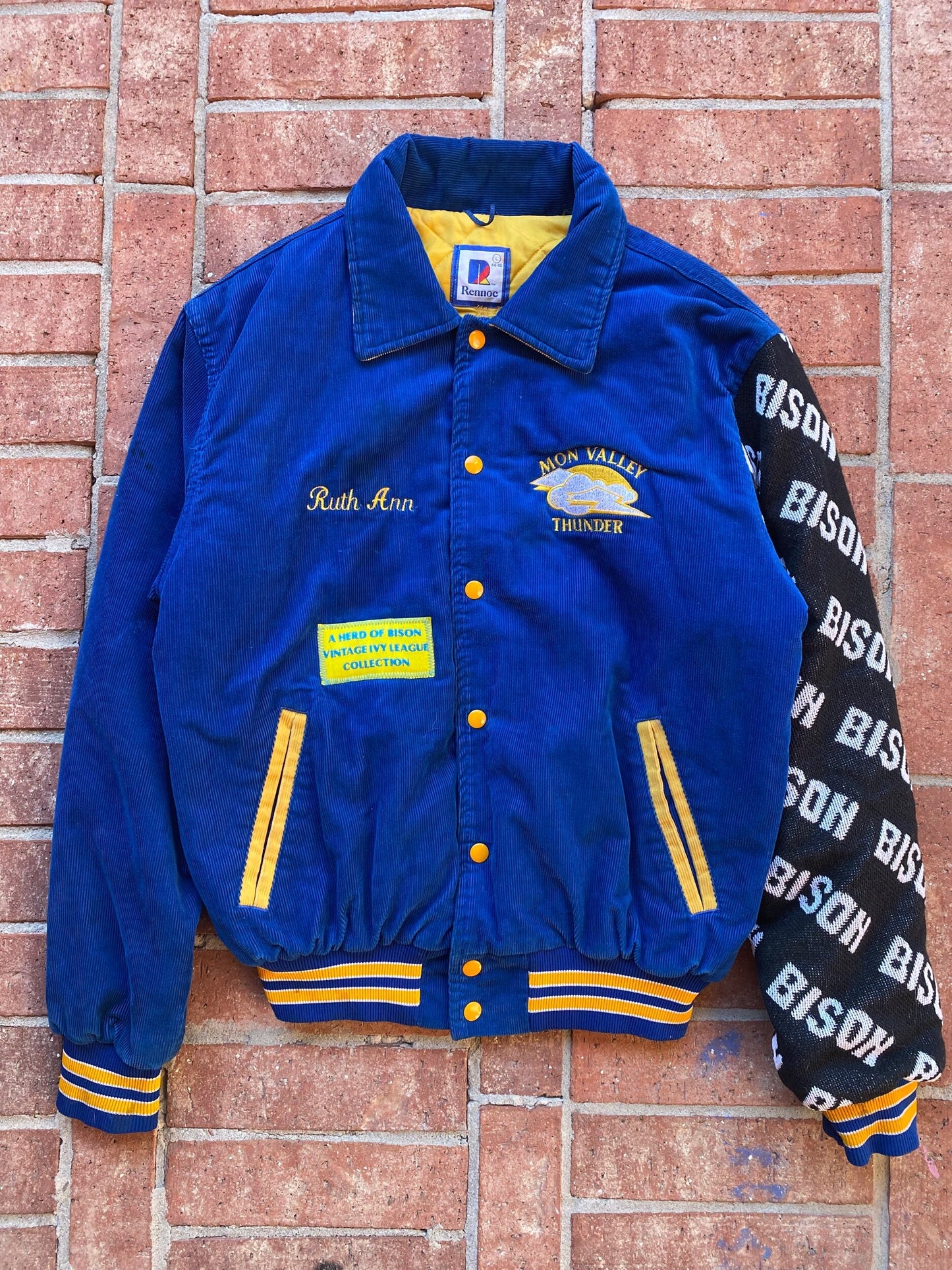 Mon Valley Corduroy Varsity Jacket