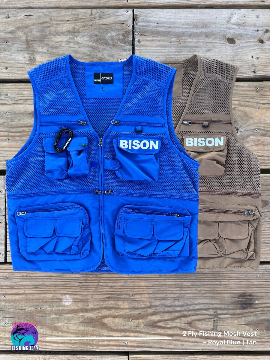 BISON Fly Fishing Mesh Vest