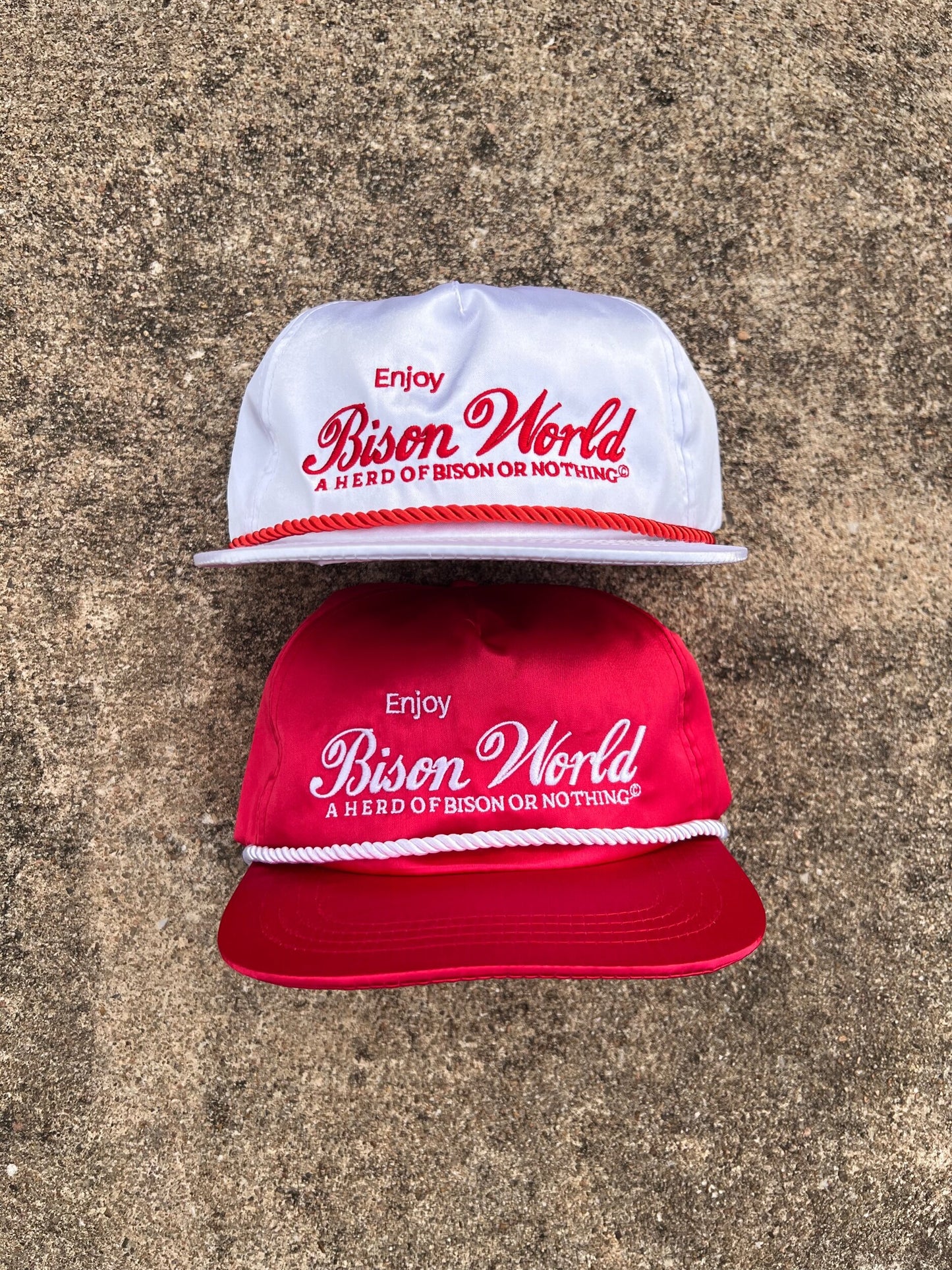 BISON Satin SnapBack Cap