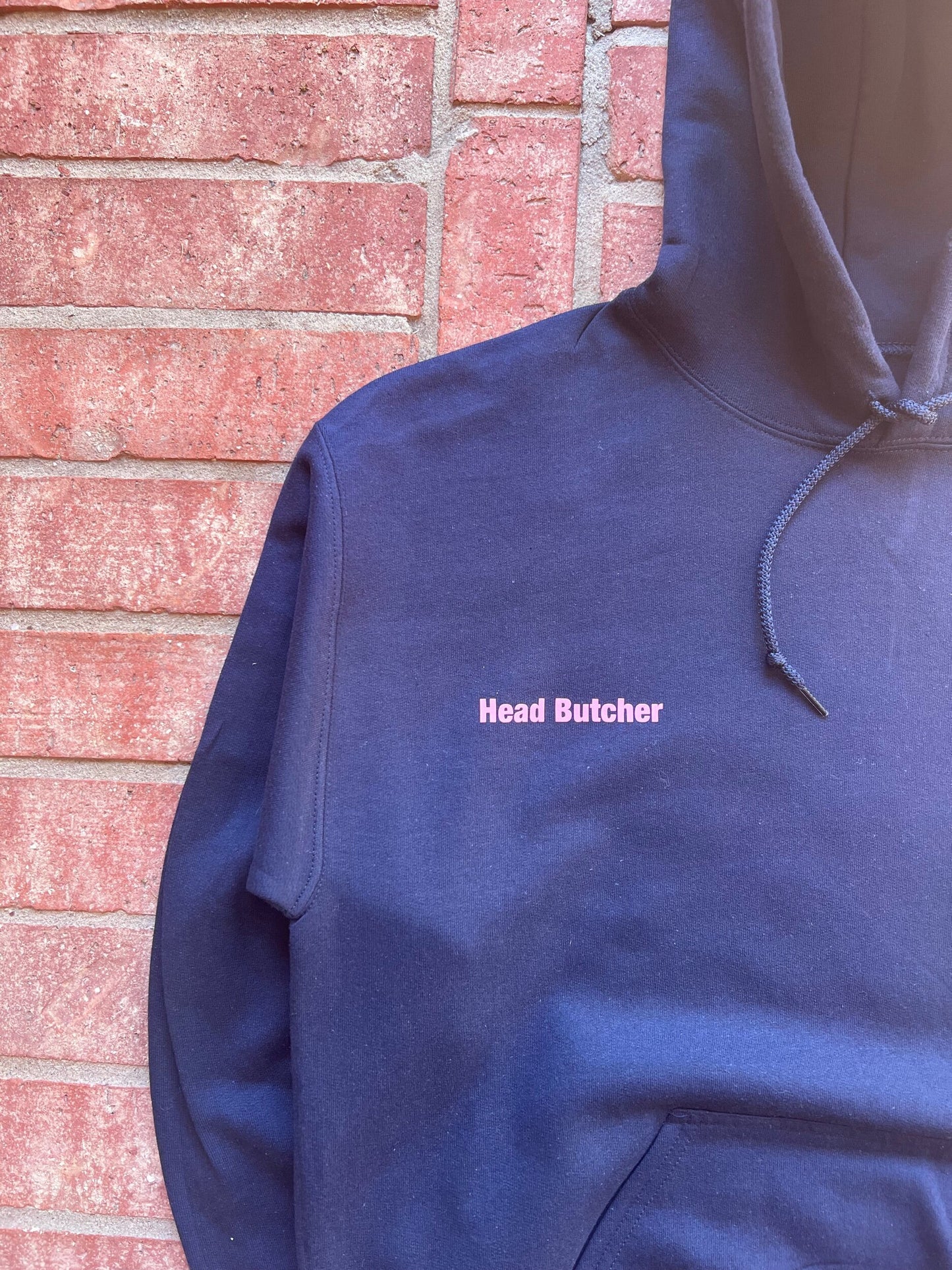 Lower case bison Butcher Hoodie