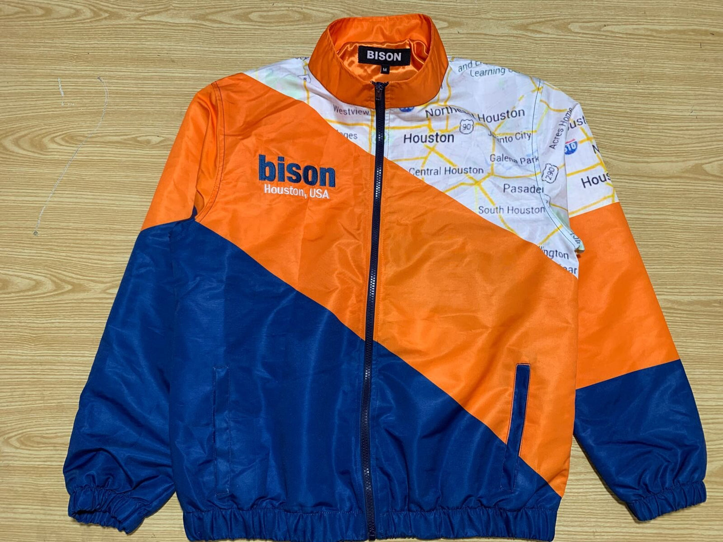 bison City Retro Windbreaker