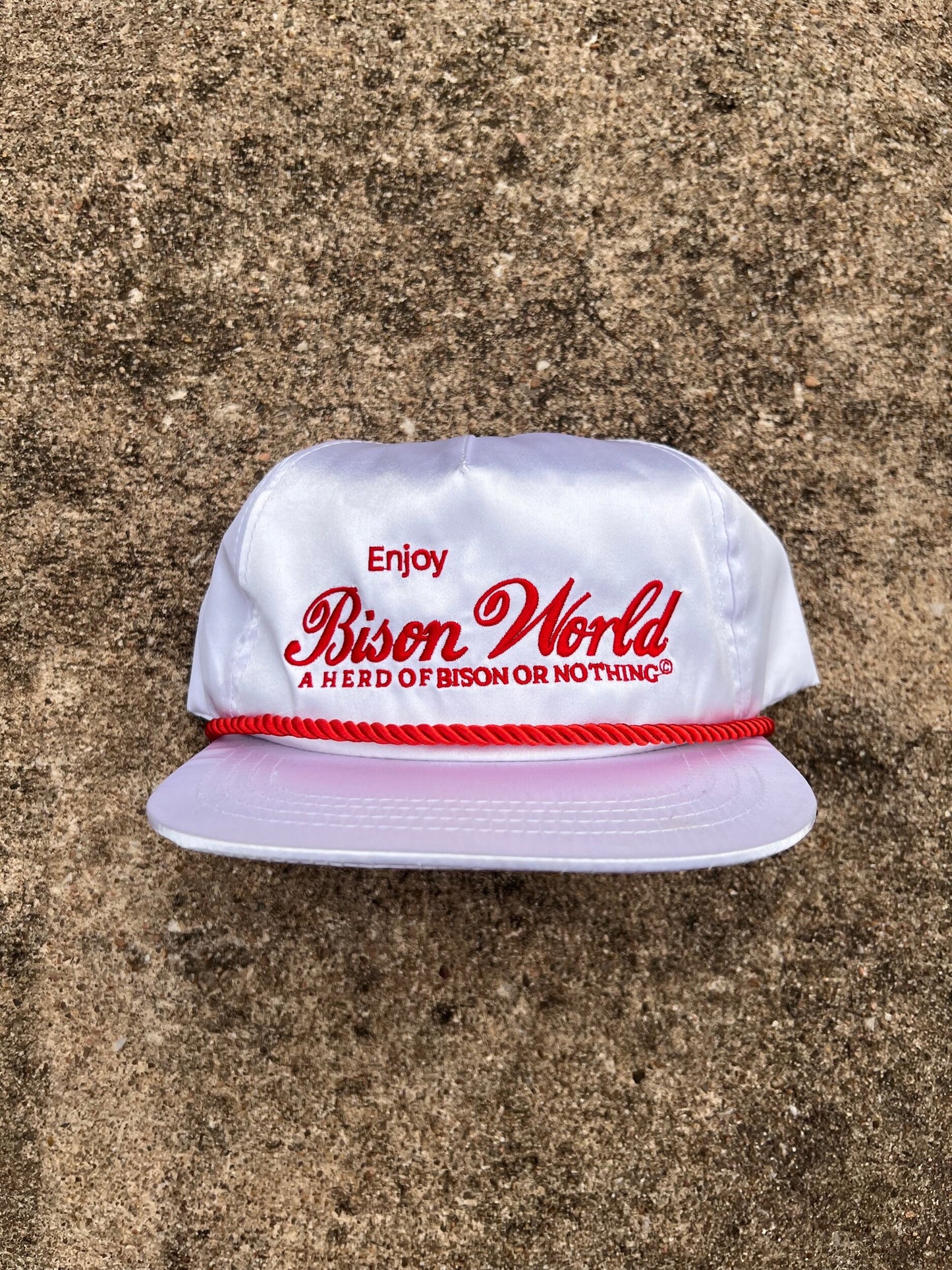 BISON Satin SnapBack Cap