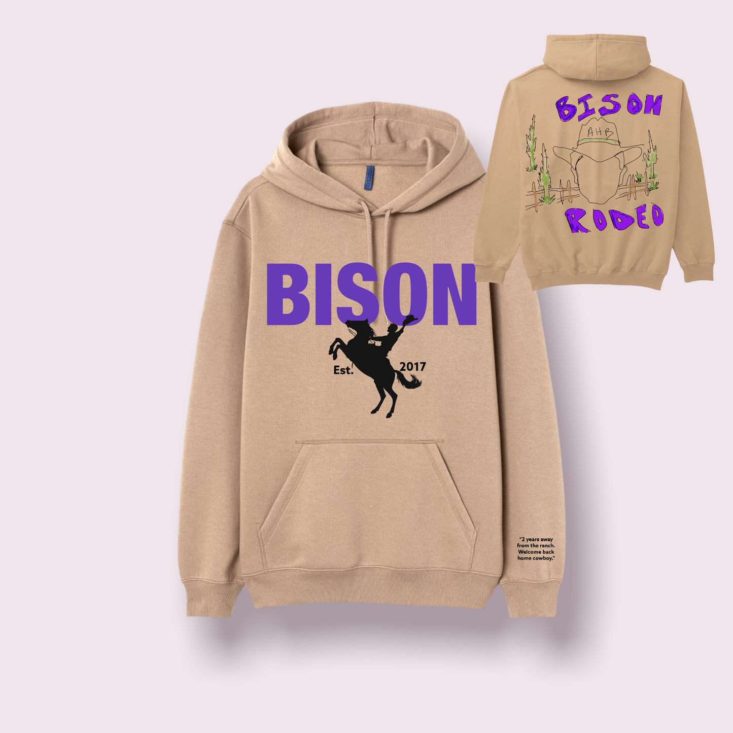 BISON RODEO WELCOME BACK Hoodie/Long Sleeve