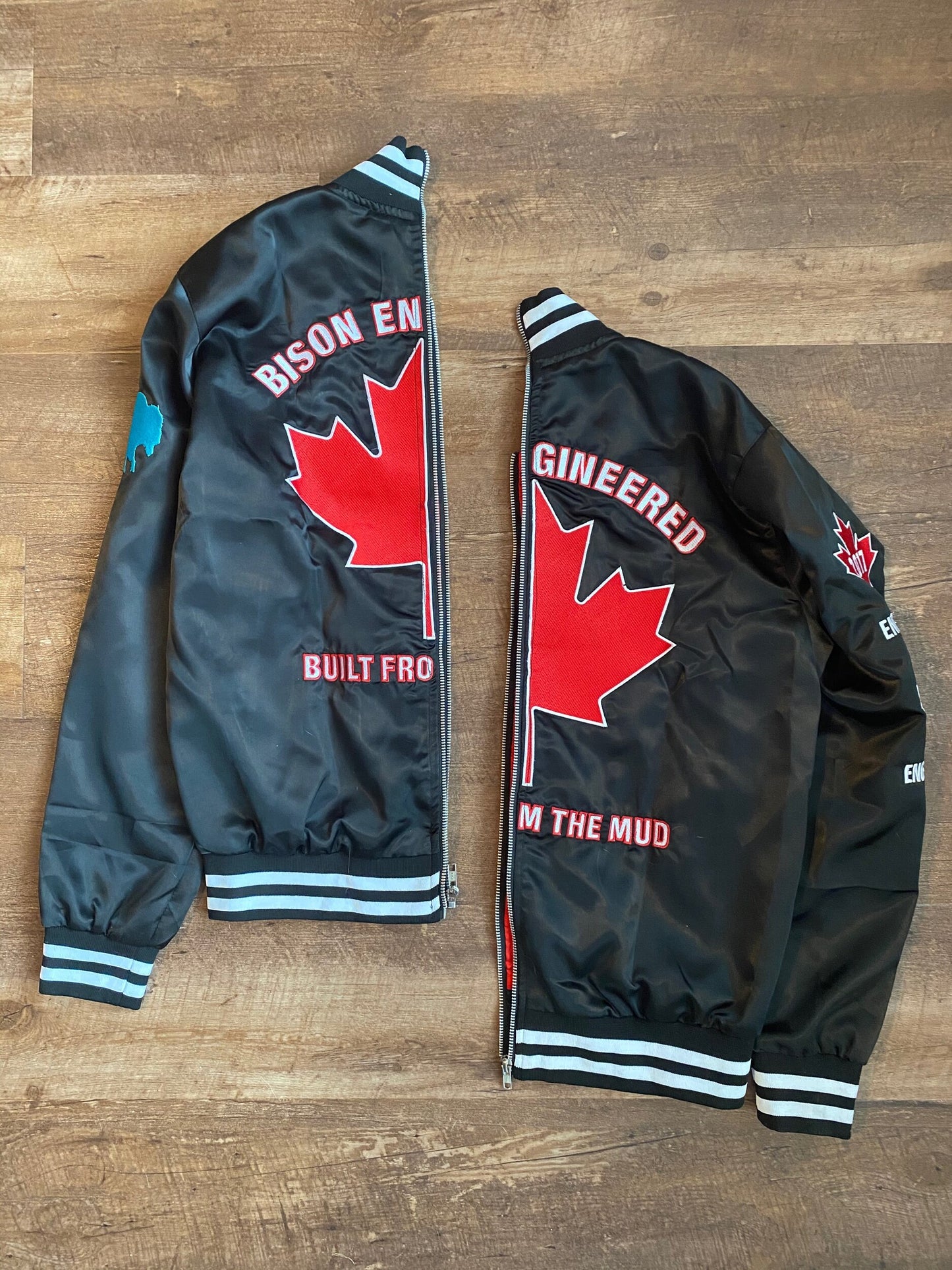 From The Mud Split Satin Jacket