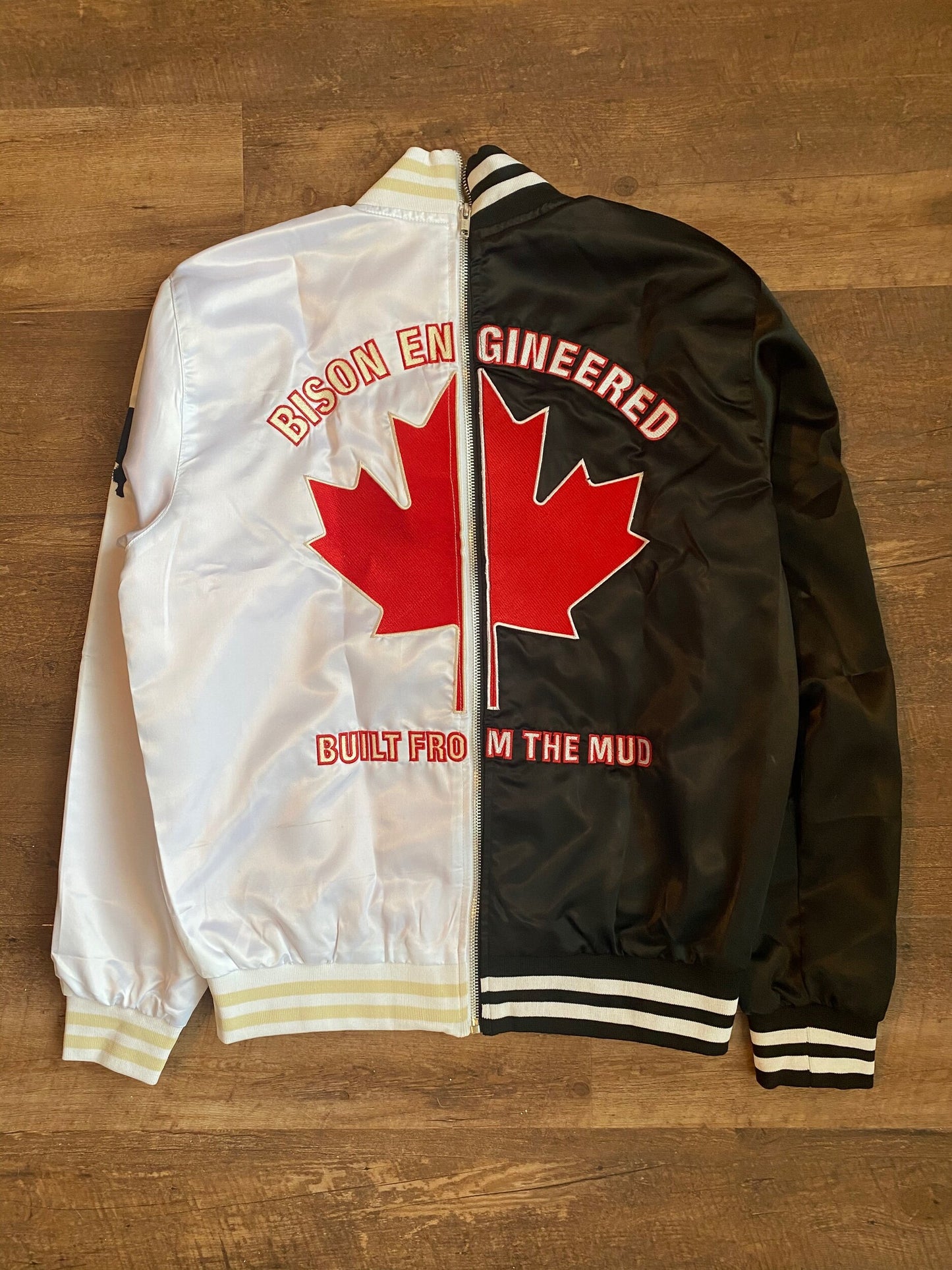 From The Mud Split Satin Jacket