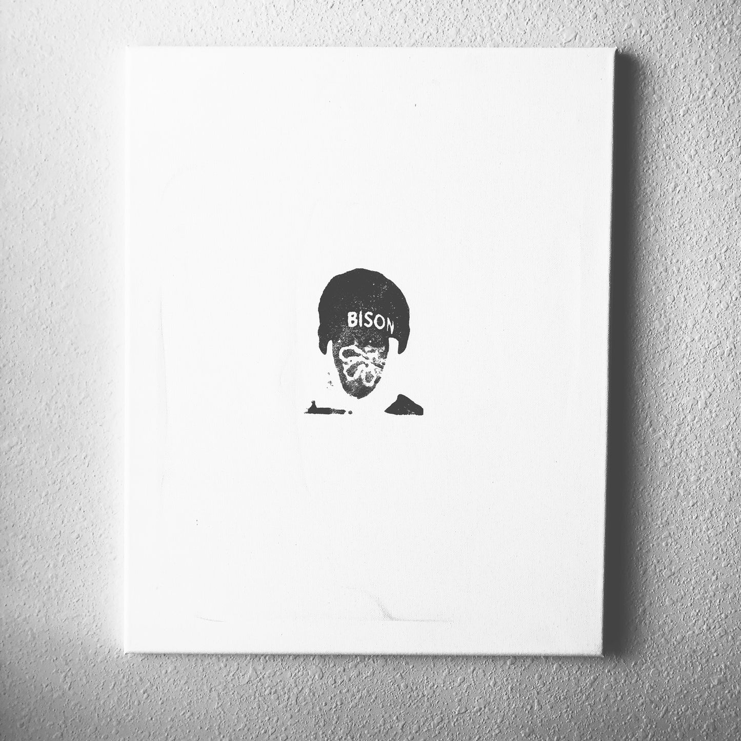 Bison Boy Art Canvas