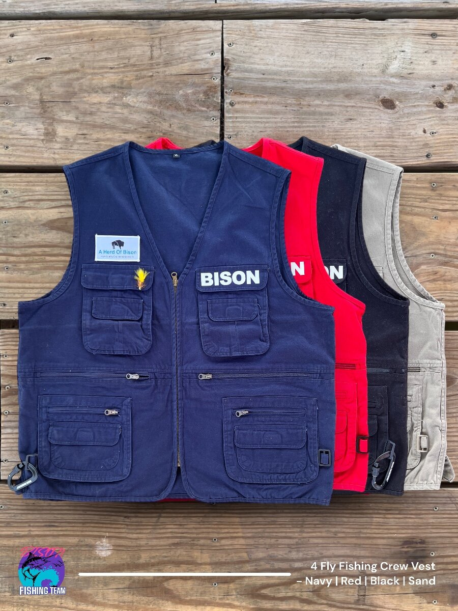 BISON Fly Fishing Crew Vest