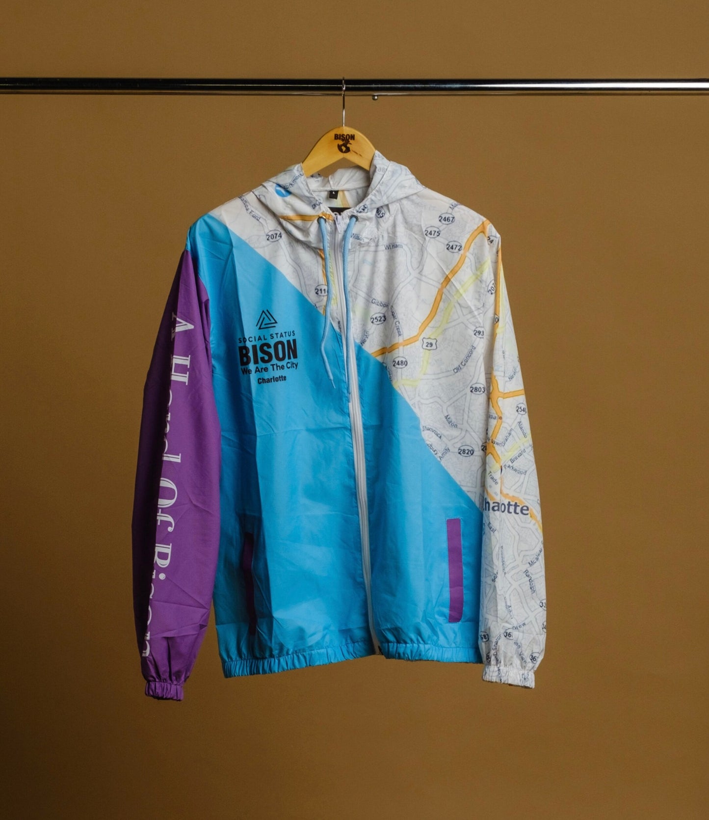 Social Status x BISON We Are The City Windbreaker (HOUSTON)