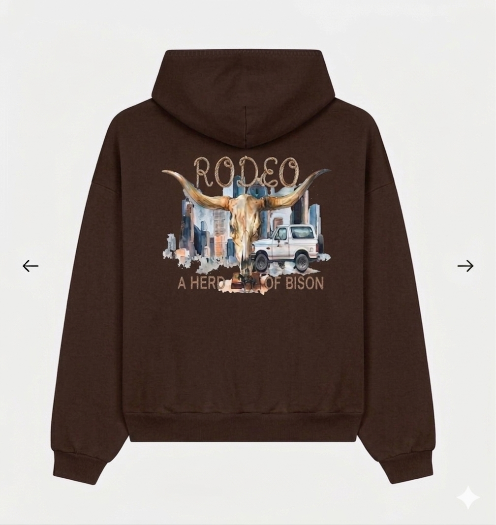 BISON Road to the Rodeo Hoodie