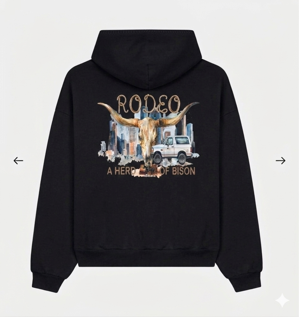 BISON Road to the Rodeo Hoodie