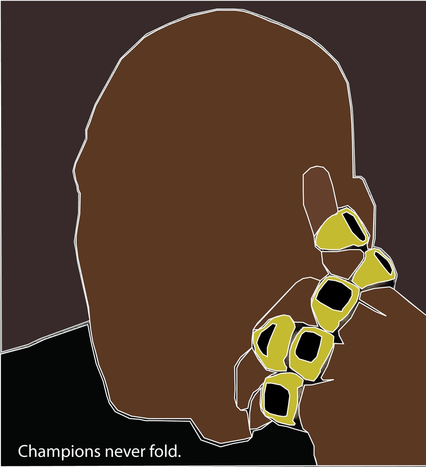 Champions Never Fold Hoodie