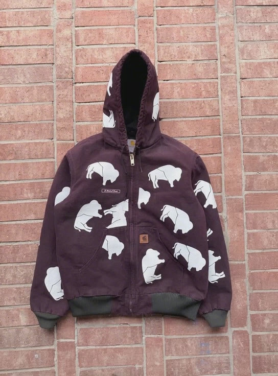 BISON x Carhartt x Kareem Day | Vintage Wine & Vine Workmen Jacket