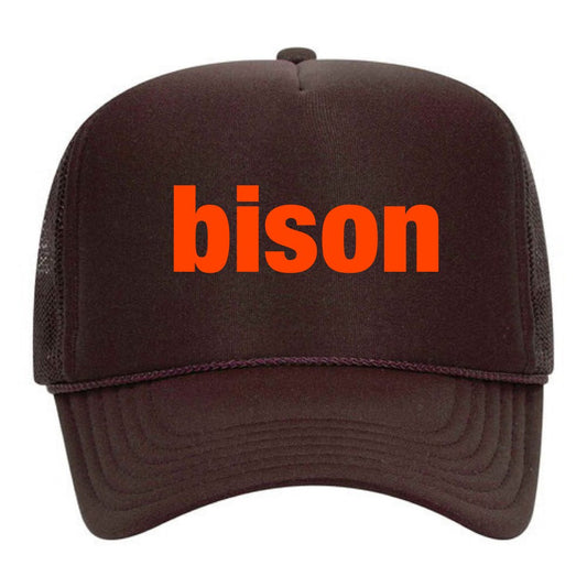 Lower Case bison Trucker Hat