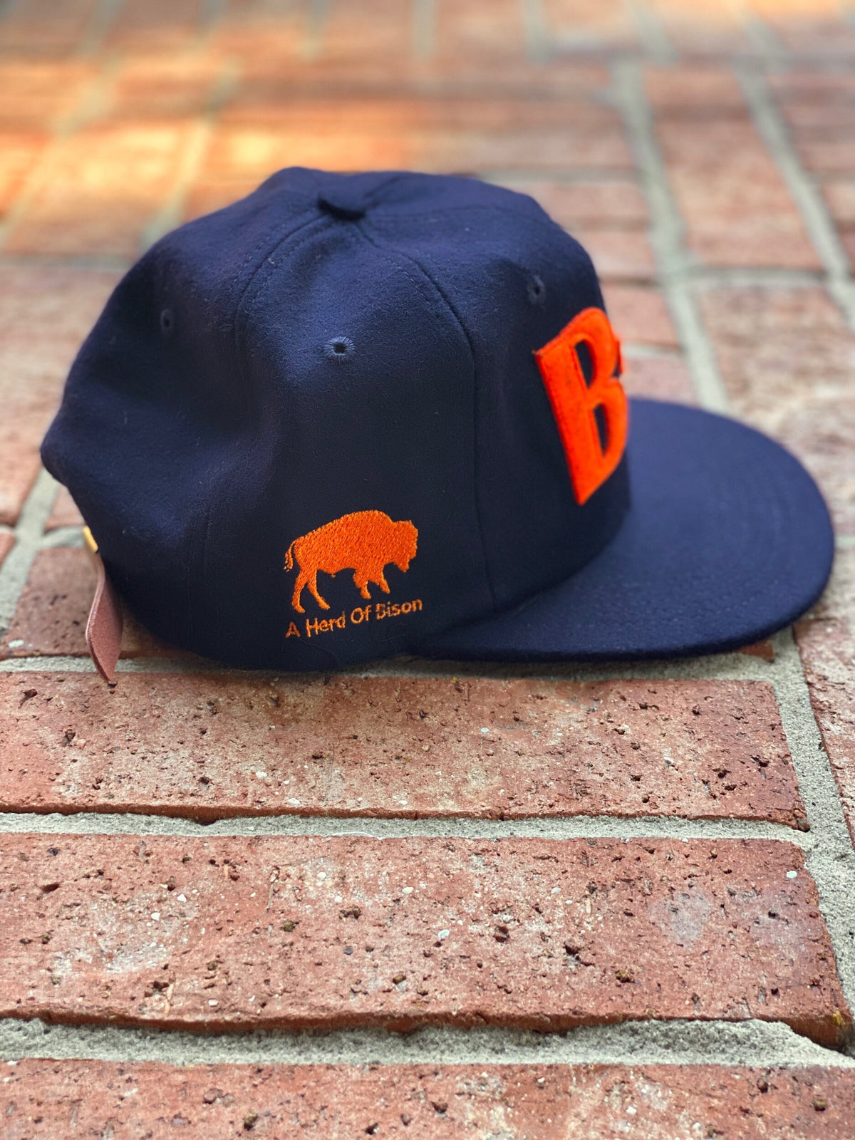 Bison Cap The Ultimate Wool Broadcloth BISON Cap – A Herd of Bison