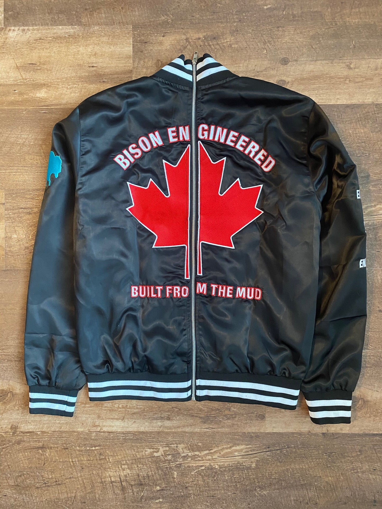 From The Mud Split Satin Jacket
