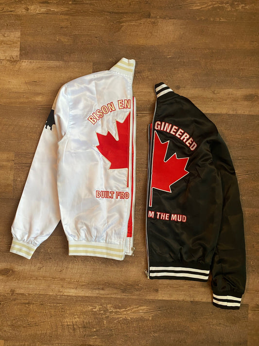 From The Mud Split Satin Jacket