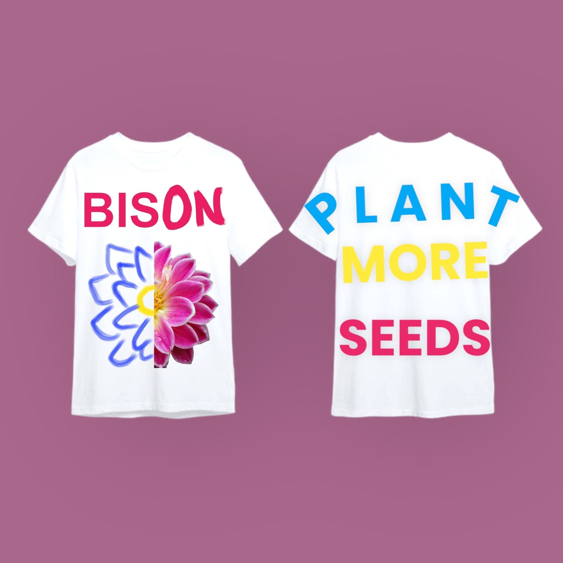 plant more seeds Plant More Seeds 2 Tee – A Herd of Bison